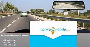 Examen code de la route - code de la route gratuit (mise en ligne aout 2013)