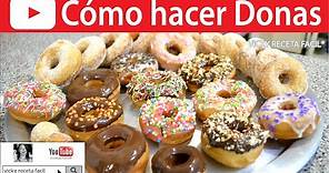 CÓMO HACER DONAS | #VickyRecetaFacil