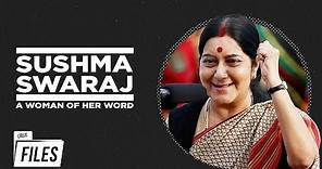 Sushma Swaraj: Fiesty Leader, Friendly Minister | Rare Interviews | Crux Files