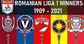 ROMANIAN LIGA 1 WINNERS LIST | 1909 - 2021 | CFR CLUJ 2021 CHAMPION
