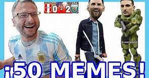 Los MEJORES 50 MEMES de PERÚ vs ARGENTINA por ELIMINATORIAS