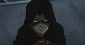Damian Wayne vs Deathstroke fight scene(Teen Titans The Judas Contract)