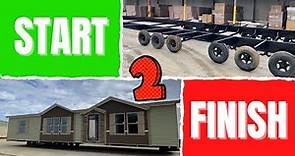 HERE'S HOW MOBILE HOMES ARE BUILT! Start to finish manufacturing plant tour! Winston Homebuilders