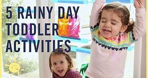 PLAY | Rainy Day Toddler Activities!