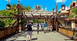 Adventureland at Magic Kingdom Walt Disney World 2021 | Walkthrough Tour