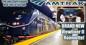 Amtrak BRAND NEW Viewliner II Roomette from New York to Chicago!