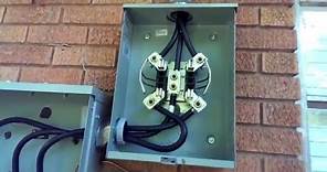 Electrical Meter Base and Service Mast Install