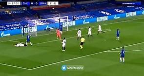 Timo Werner anotó el 1-0 'blue' en el Real Madrid vs Chelsea.