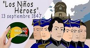 LOS NIÑOS HÉROES-Historia de México | MEXICAN DRAWING✍🏻