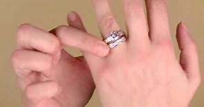 Zora's Round Cut CZ Wedding Ring Set
