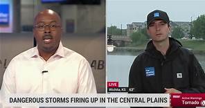 Storms are tracking across #Kansas, with several #tornado warnings already issued Saturday afternoon. #JordanSteele is in #Wichita with an update on current conditions and what to expect in the hours ahead. #weatherchannel #meteorologist #tornado #storms #tornadowarning #weather #wx #weatherreport #fyp #forecast