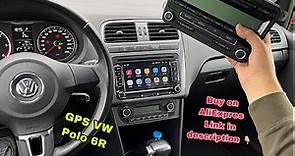 GPS CarPlay Android VW Polo 6r Install Tdi Tsi Bluetooth Tactile Poste Ecran ( AliExpres )