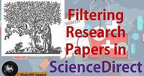 How to Search Research Papers in ScienceDirect