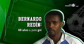 Anotación del gol más rápido de la historia del fútbol colombiano de Bernardo Redín
