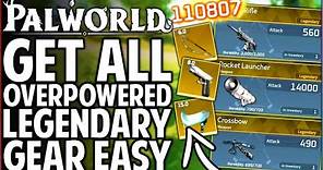 Palworld - How to Get ALL Legendary Weapons & Armour FAST & EASY - Best Gear in Game Guide!