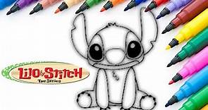 Stitch | Lilo e Stitch | Disney | come colorare | come disegnare | colora | disegna