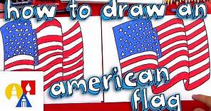 How To Draw The American Flag