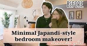 Minimal, Japandi-Style Bedroom Makeover | Extreme Condo Bedroom ...
