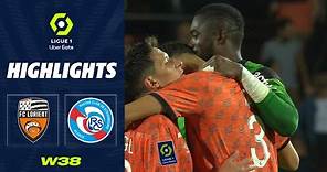 FC LORIENT - RC STRASBOURG ALSACE (2 - 1) - Highlights - (FCL - RCSA) / 2022-2023
