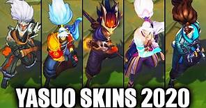 All Yasuo Skins Spotlight 2020 (League of Legends)