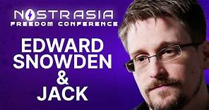 Edward Snowden and Jack Dorsey on Nostr