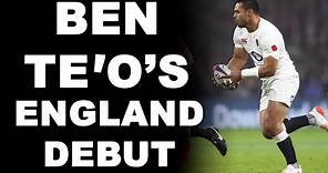 Ben Te'o's England Debut