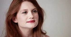 Bonnie Wright Behind the scenes of Haute Muse Cover shoot
