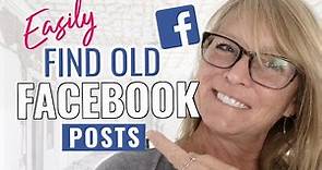 How to Easily Find Your Old Facebook Profile Posts Without Scrolling 2021| Facebook Tutorials