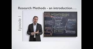 Research Methods - Introduction