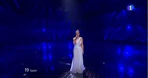 Eurovision 2012 HD FINAL - (spain) Pastora Soler - Quédate Conmigo 26/05/2012