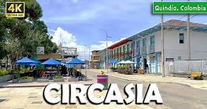 Circasia, Quindío, Colombia desde el aire (4K)