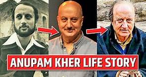 The Life Story of Anupam Kher | Bollywood Actor Biography in Hindi | The Kashmiri Files | 2022