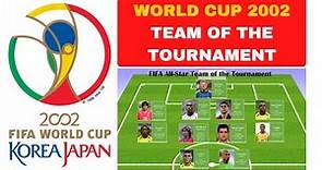 FIFA WORLD CUP 2002 OFFICIAL SQUAD | ALL STAR TEAM OF THE TOURNAMENT | BEST 11 PLAYERS