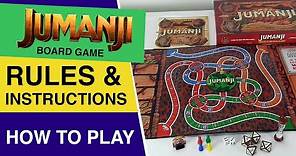 How to play JUMANJI the board game? Rules for JUMANJI board game : JUMAJNI Rules