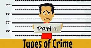 Types Of Crime Part I