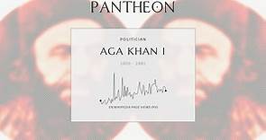 Aga Khan I Biography - Politician