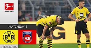 Borussia Dortmund - 1. FC Heidenheim 2-2 | Highlights | Matchday 3 – Bundesliga 2023/24
