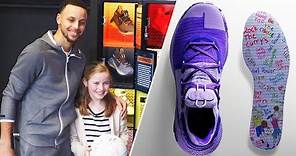 9-Year-Old Fan Designs Steph Curry's New Sneakers for Girls