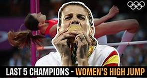 Women's High Jump 🥇 Last 5 Champions!