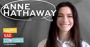 Anne Hathaway talks EILEEN, THE PRINCESS DIARIES, BROKEBACK MOUNTAIN I Happy Sad Confused