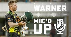 Mic'd Up | David Warner scores 75 against the West Indies