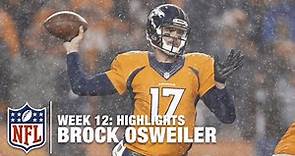 Brock Osweiler Highlights (Week 12) | Patriots vs. Broncos | NFL