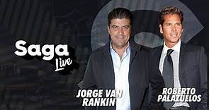 #SagaLive Jorge Van Rankin y Roberto Palazuelos con Adela Micha