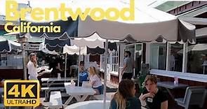 🚶🏻Brentwood Country Mart | Brentwood | CALIFORNIA | 🇺🇸USA [4K]