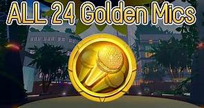 All 24 Golden Microphones - 24kGoldn Concert Experience