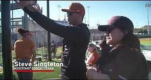 Hitting With Texas Coach Steve Singleton