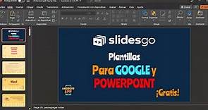 Slidesgo| Descarga plantillas 🌟GRATIS🌟 para Google Slide y PowerPoint @SklytEC
