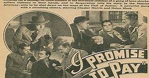 I Promise to Pay 1937- Chester Morris, Leo Carrillo, Helen Mack, Thomas Mitchell. Eddie Lang