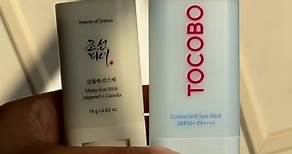 TOCOBO vs BEAUTY OF JOSEON ¿Cuál les gustó más? ✨ #protectorsolar #sunstick #boj #kbeauty #skincarecoreano