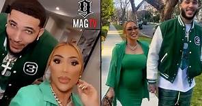 LiAngelo Ball Takes Preggo "GF" Miss Nikki Baby Out On A Lunch Date! 👶🏽